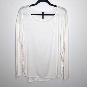 Small Ivory Long Sleeve Dolman Top
